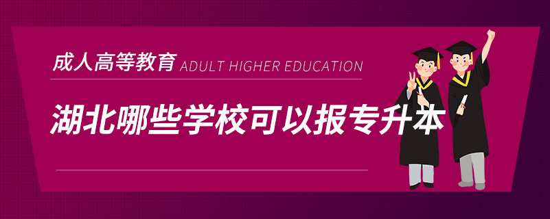 湖北哪些學(xué)校可以報專升本