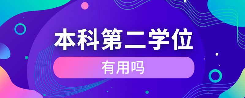 本科第二學位有用嗎