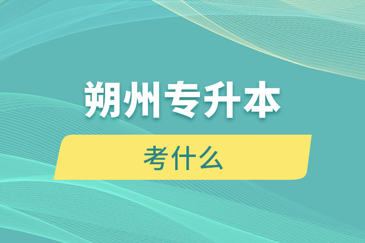 朔州專(zhuān)升本考什么？