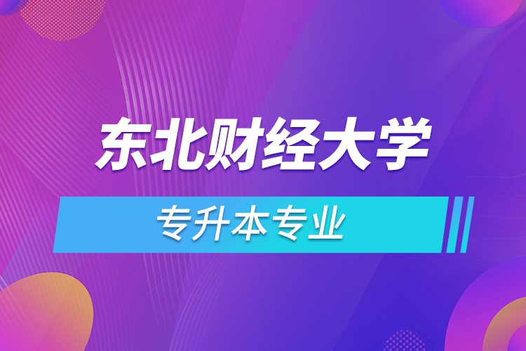 東北財(cái)經(jīng)大學(xué)有哪些專升本專業(yè)嗎？