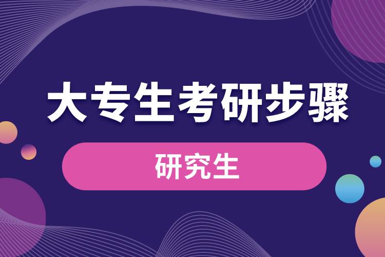 大專(zhuān)生考研步驟