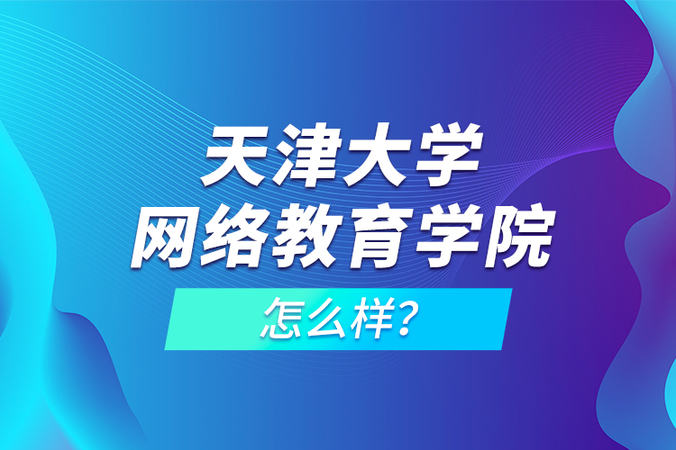 天津大學(xué)網(wǎng)絡(luò)教育學(xué)院怎么樣？