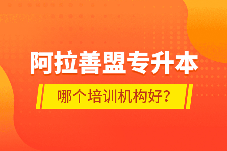阿拉善盟專(zhuān)升本哪個(gè)培訓(xùn)機(jī)構(gòu)好？