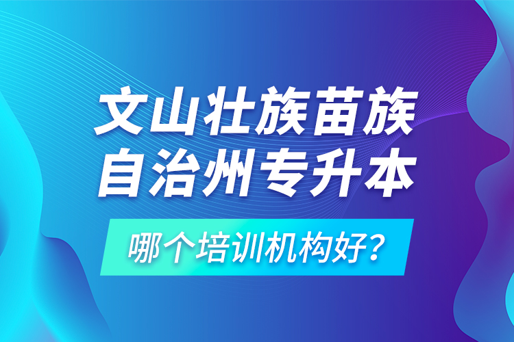 文山壯族苗族自治州專升本哪個(gè)培訓(xùn)機(jī)構(gòu)好？