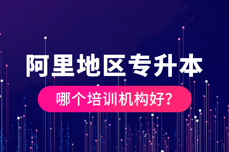 阿里地區(qū)專升本哪個(gè)培訓(xùn)機(jī)構(gòu)好？