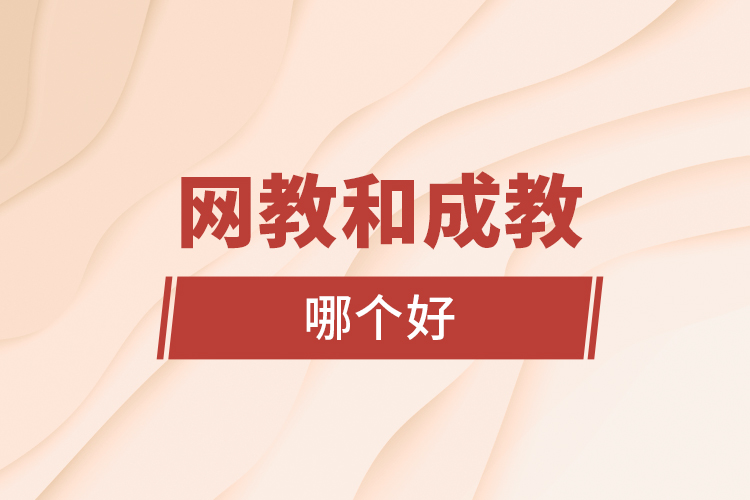 網教和成教哪個好