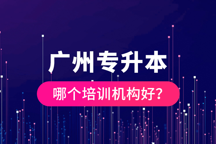 廣州專升本哪個培訓(xùn)機構(gòu)好？